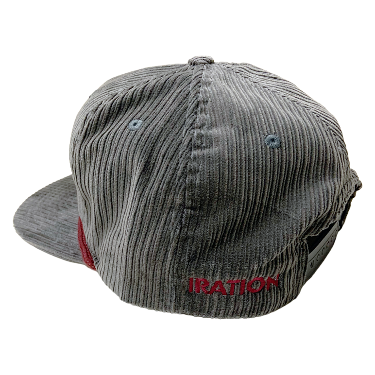Day Trippin Corduroy Snapback (Grey)