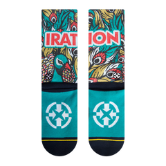 Iration x Merge Socks - Peacock