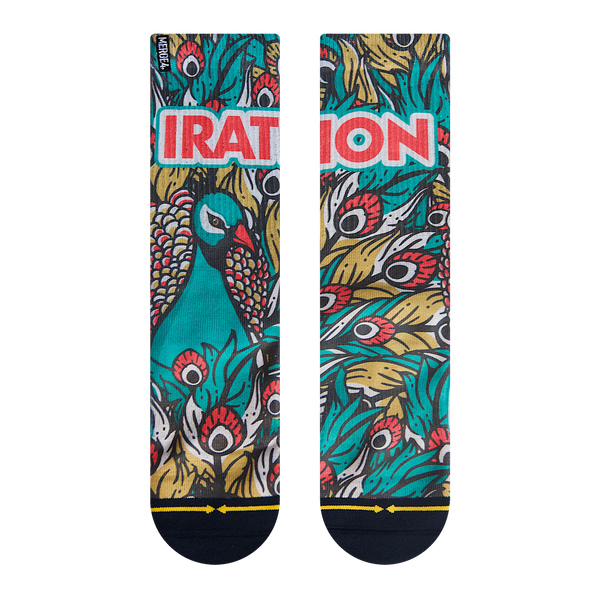 Iration x Merge Socks - Peacock