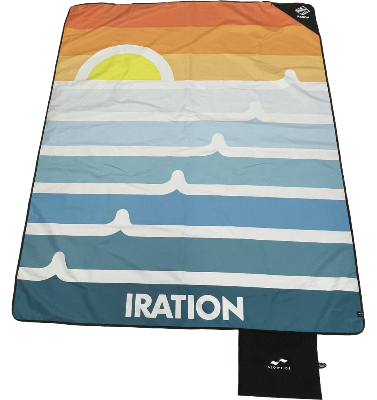 IRATION x Slowtide Patina Swell Quick-Dry Picnic Blanket
