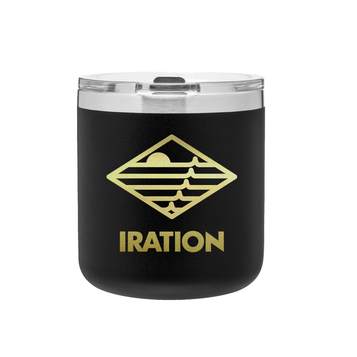 12oz Stainless Steel Thermal Tumbler - (Black)