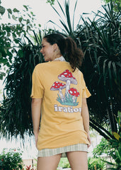 Mushroom Tee (Vintage Mustard)