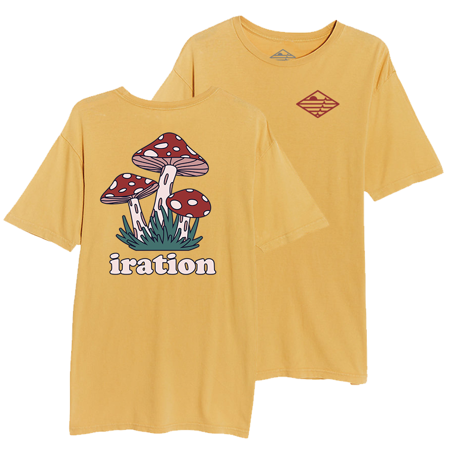 Mushroom Tee (Vintage Mustard)