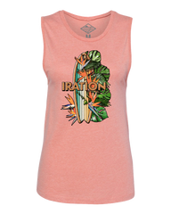 Women's Surfboard Tank (Heather Peach)