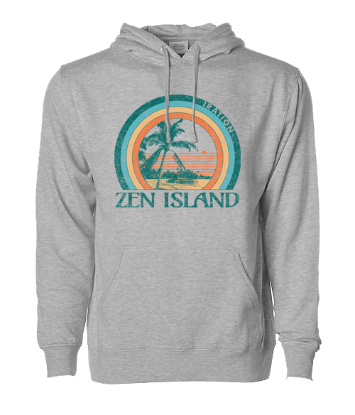 Zen Island Pullover (Athletic Grey)