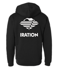 Logo Sherpa Zip Hoodie (Black)