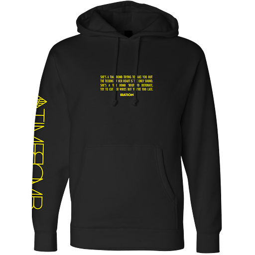 Time Bomb Lyric Pullover (Black)