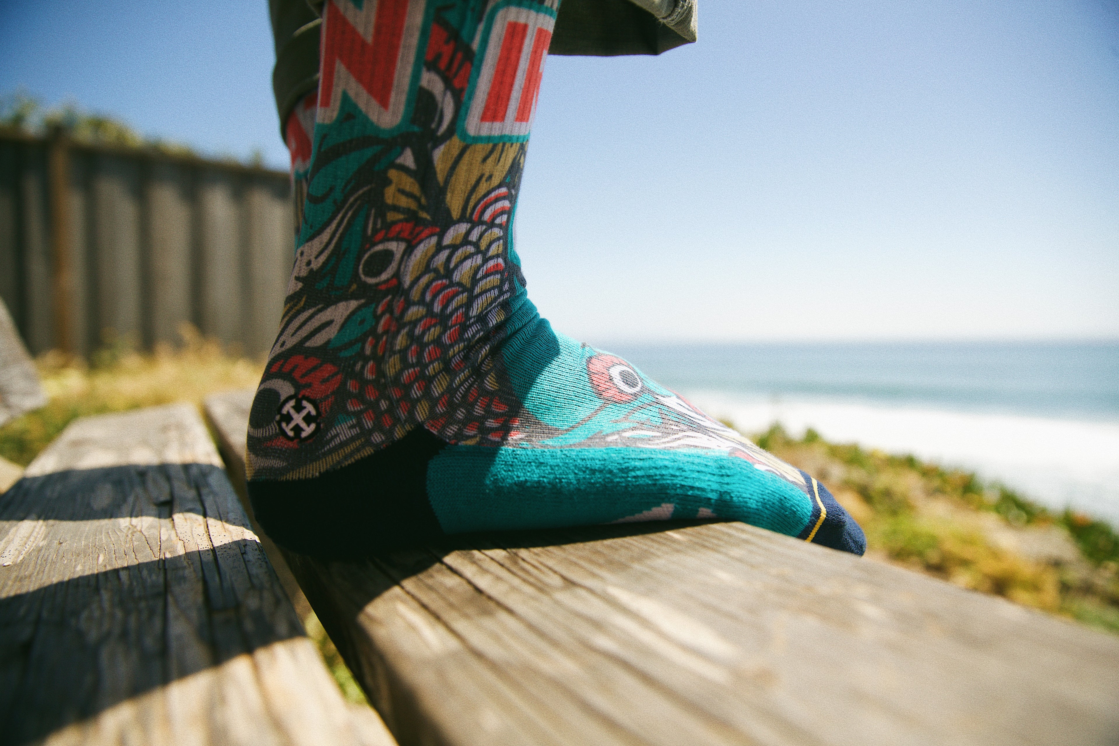 Iration x Merge Socks - Peacock
