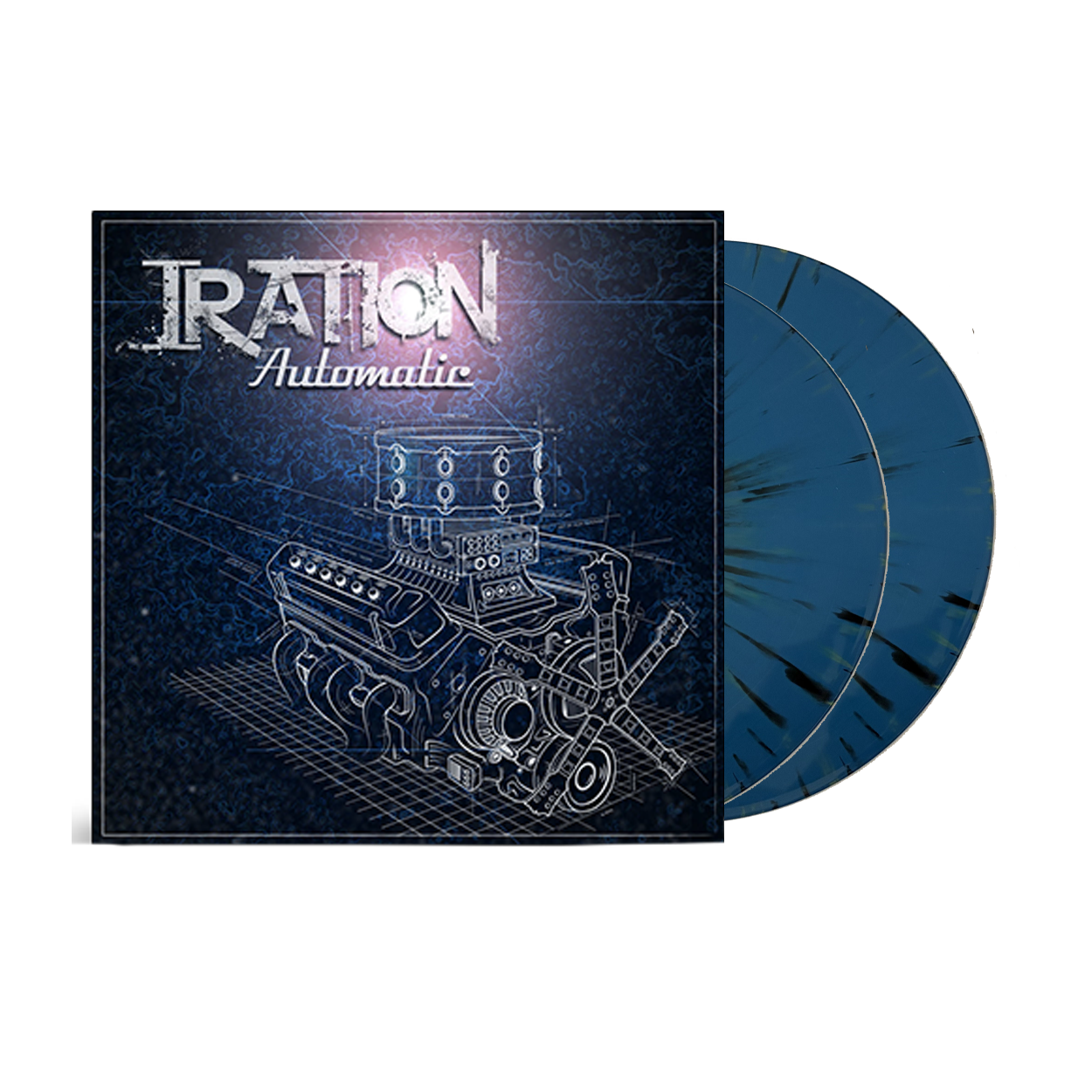 Automatic Vinyl - Blue Splatter
