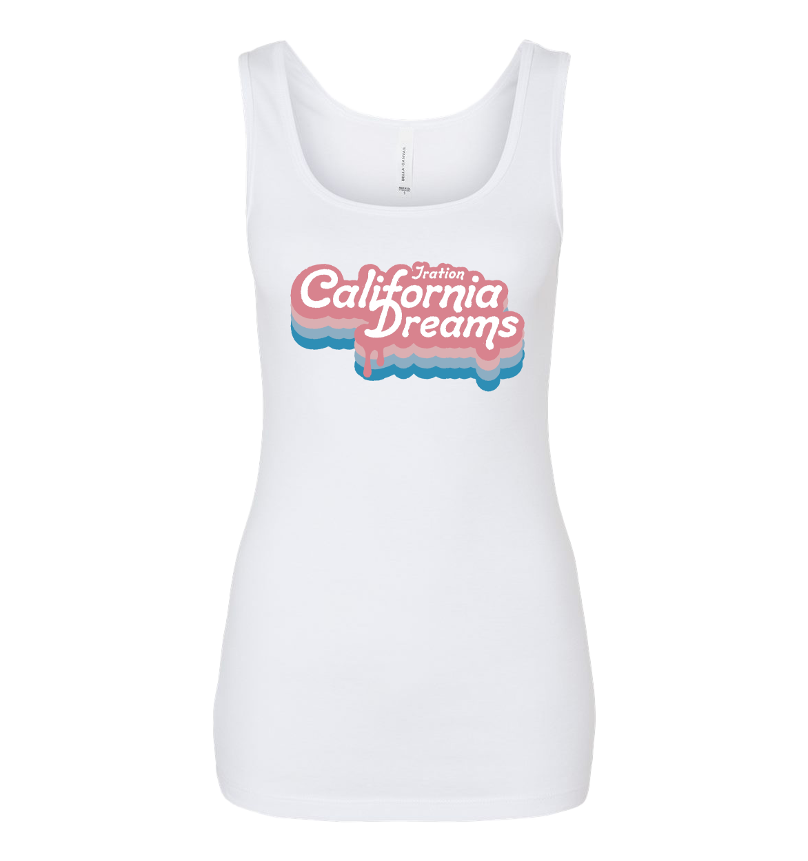 Women’s California Dreams Tank Top (White)