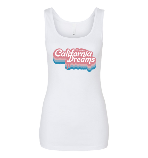 California Dreams Tank Top - White