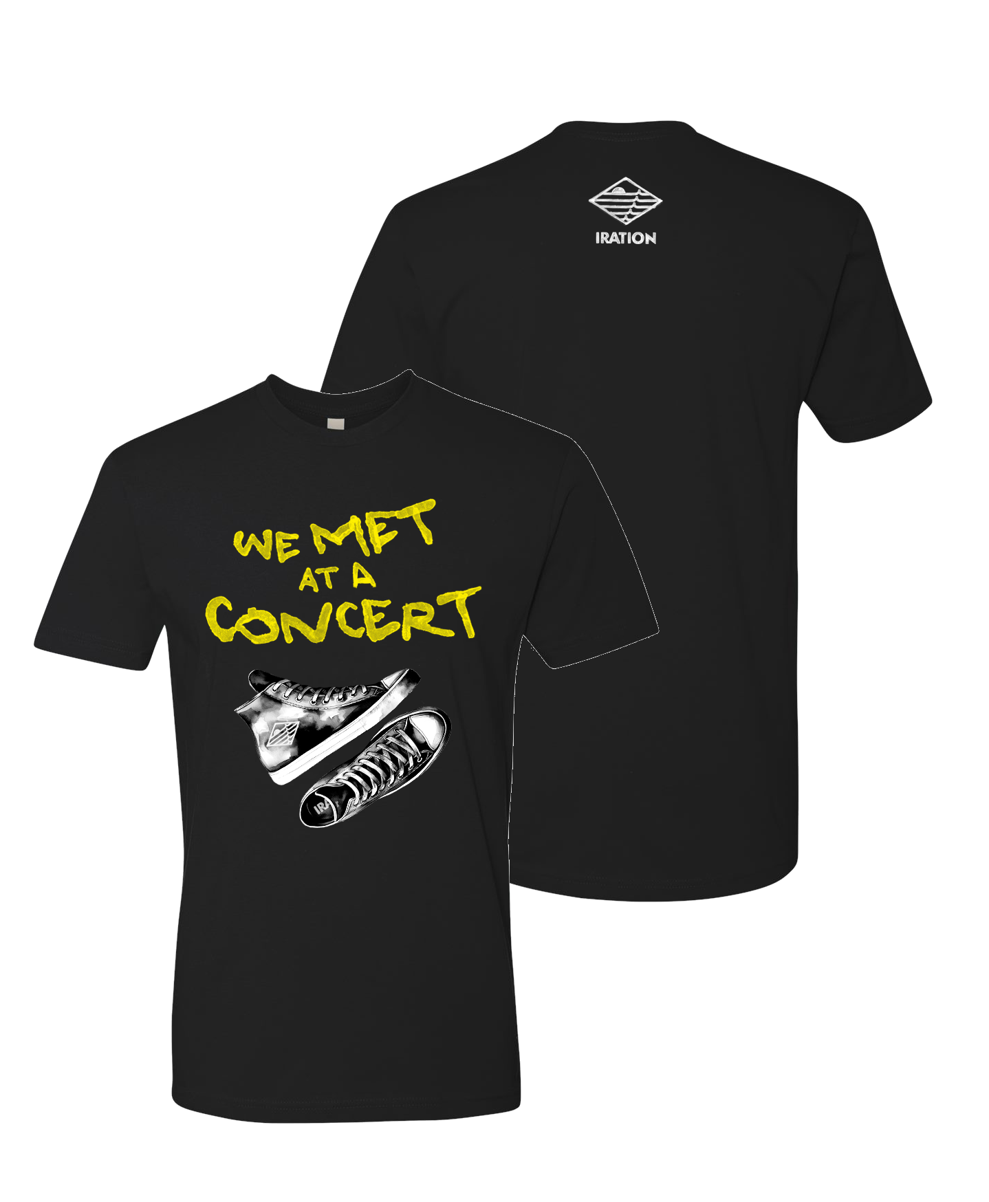 We Met At A Concert Tee (Black)