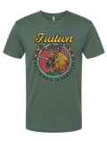 Grateful Hula Tee (Olive Green)
