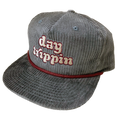 Day Trippin Corduroy Snapback (Grey)