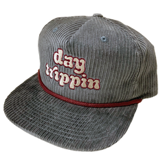 Day Trippin Corduroy Snapback (Grey)