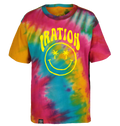 Youth Teen Spirit Tie Dye Tee (Rainbow)
