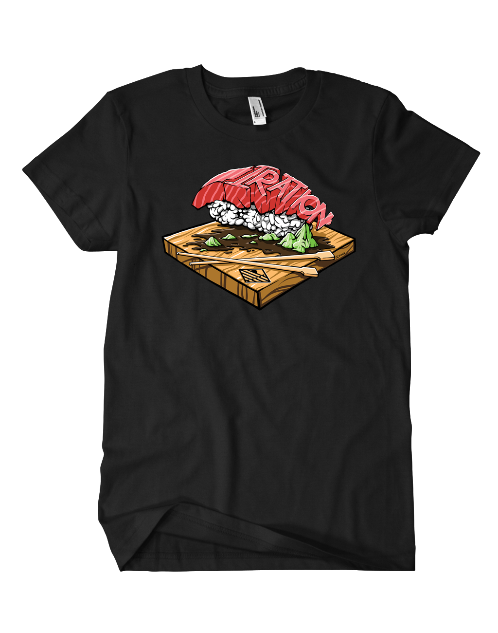 Sushi Tee (Black)