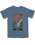 Skeleton Surfer Tee (Slate Blue)