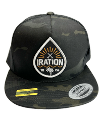 Black Camo Drop Patch Snapback