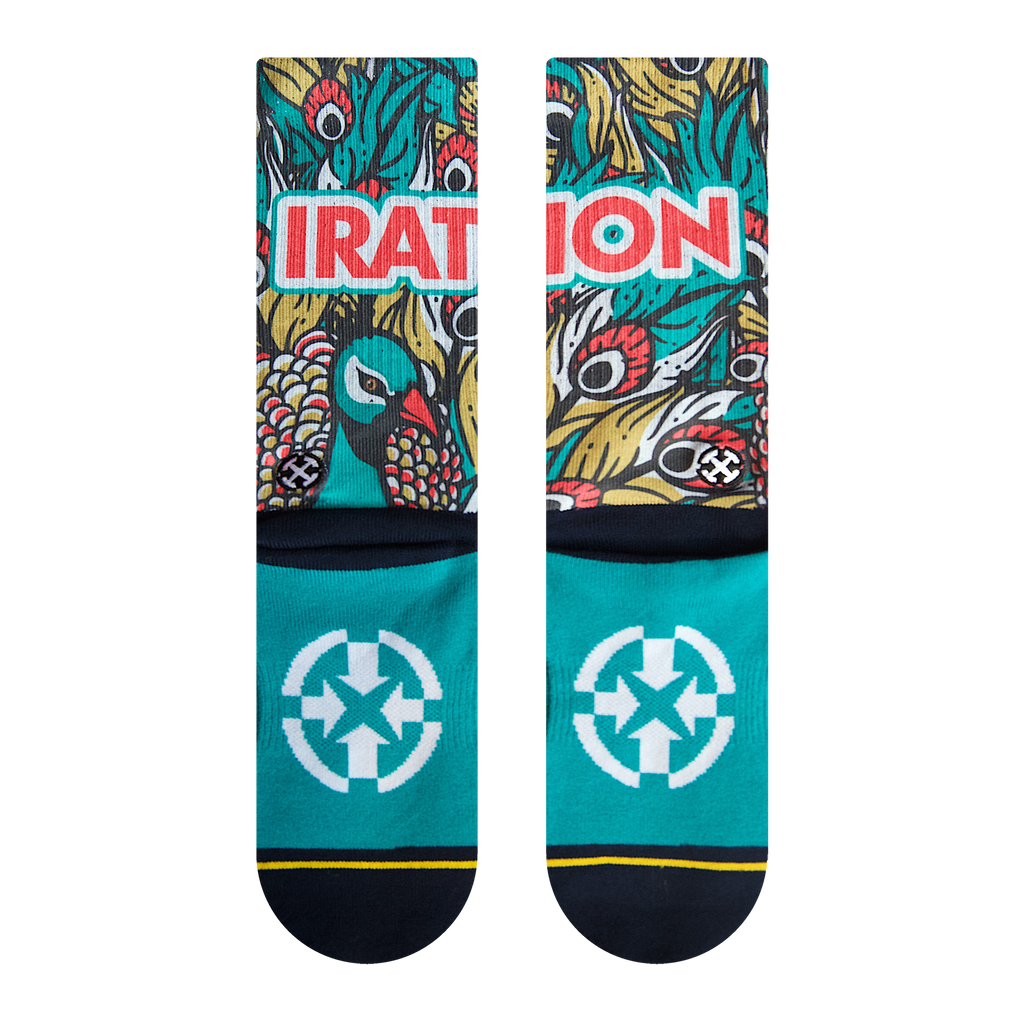 Iration x Merge Socks - Peacock