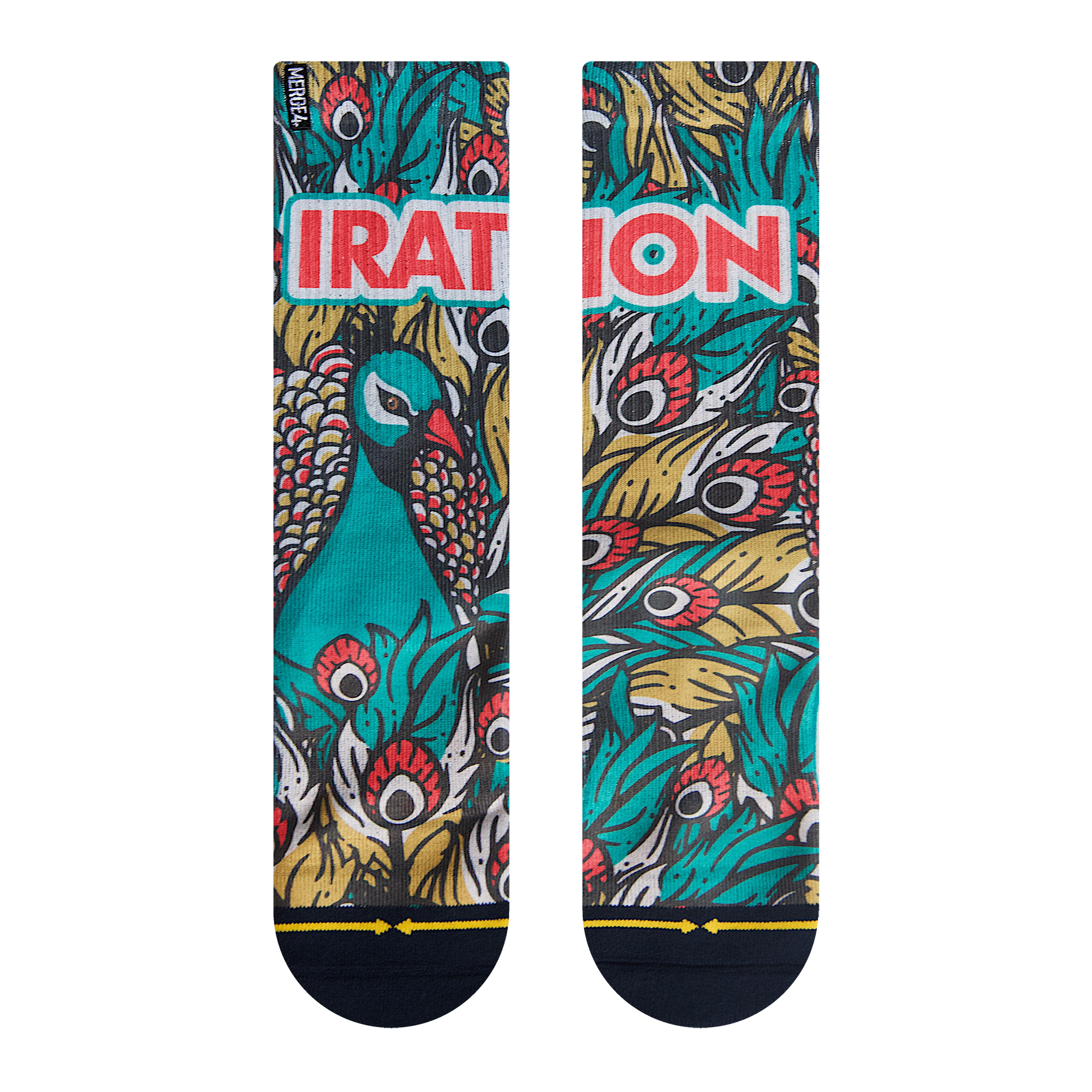 Iration x Merge Socks - Peacock
