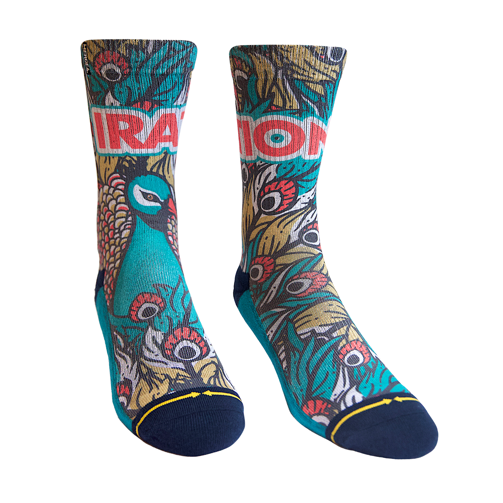 Iration x Merge Socks - Peacock
