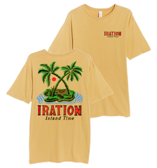 Palm Siesta Tee - Mustard