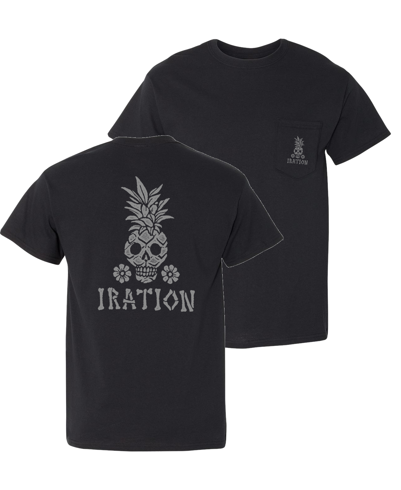 Pineskull Pocket Tee (Black) [ONLY SMALL & MEDIUM AVAILABLE]