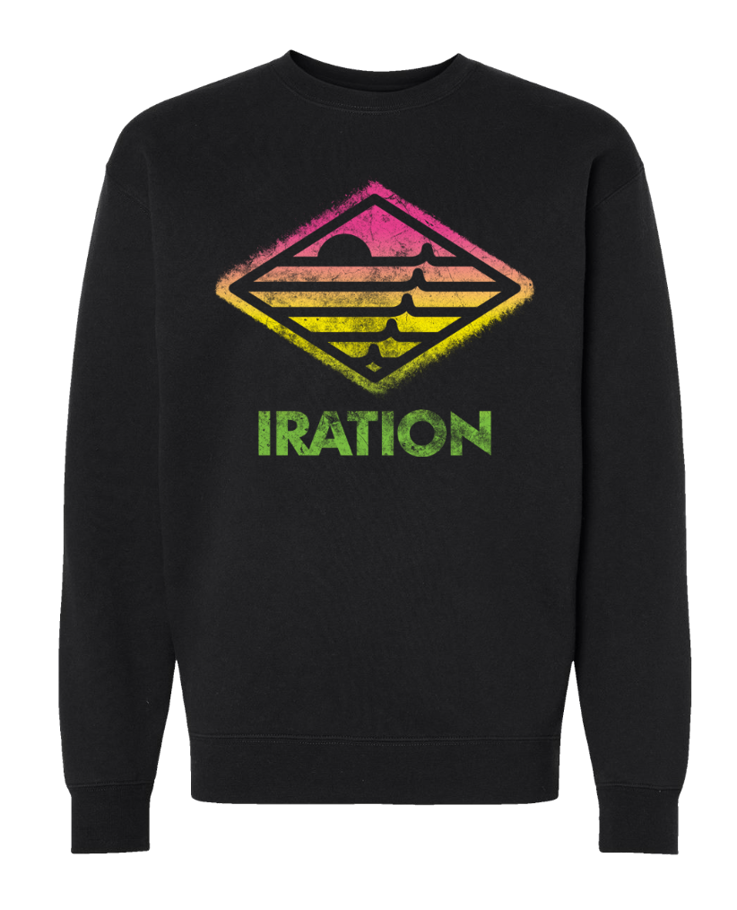 Neon Diamond Logo Crewneck (Black)