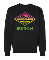 Neon Diamond Logo Crewneck (Black)