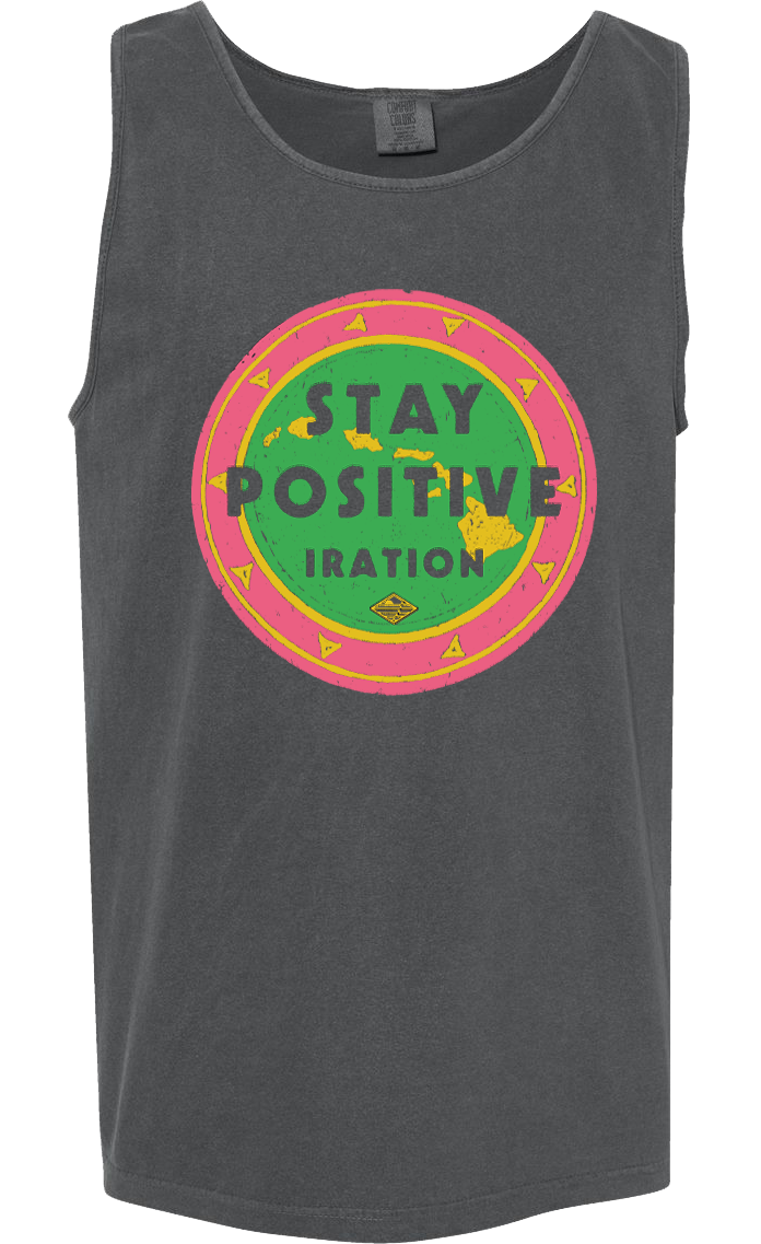Stay Positive Tank (Vintage Black)