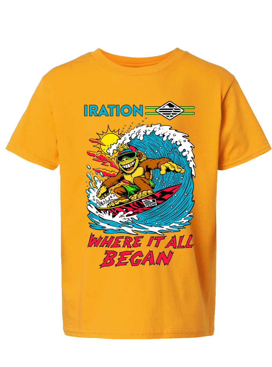 Youth Surfing Monkey Tee