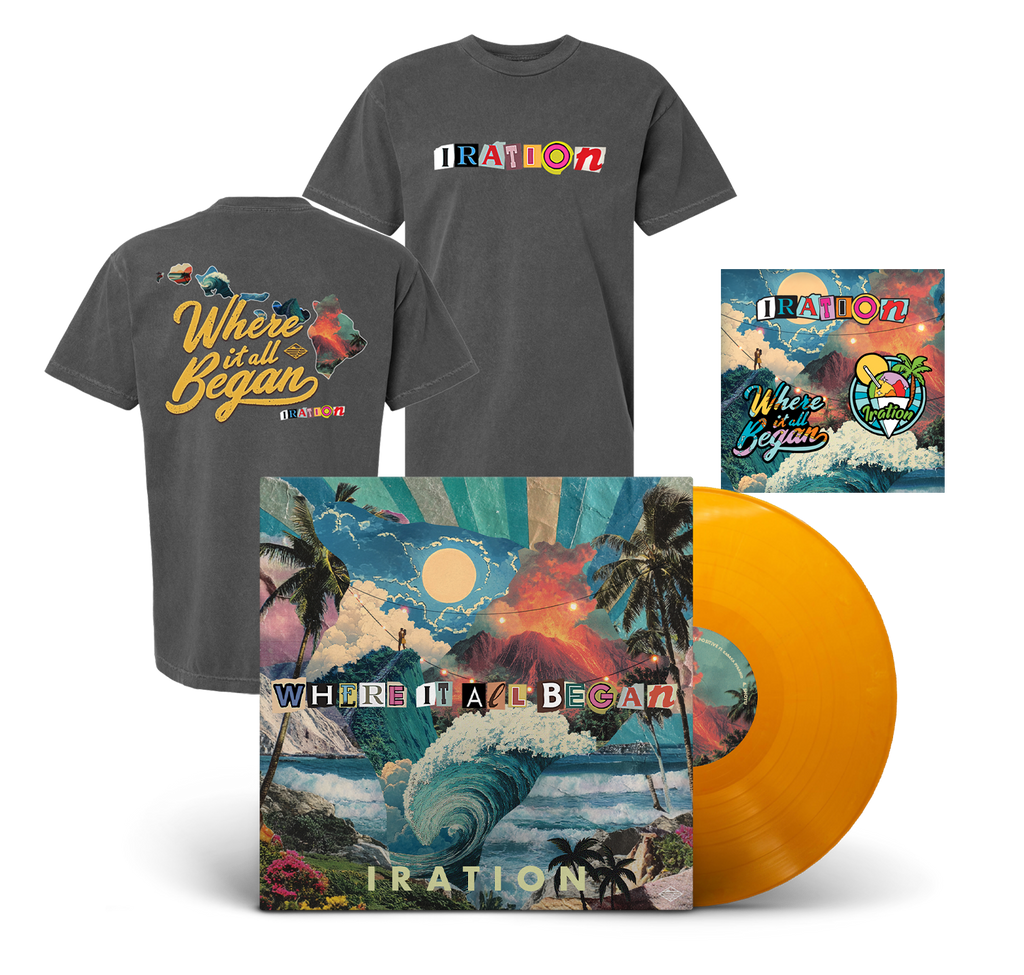 Where It All Began Vinyl [Hi-Melt Blue or Lava Orange] + Tee + Pin Pack Bundle (Pre-Order)