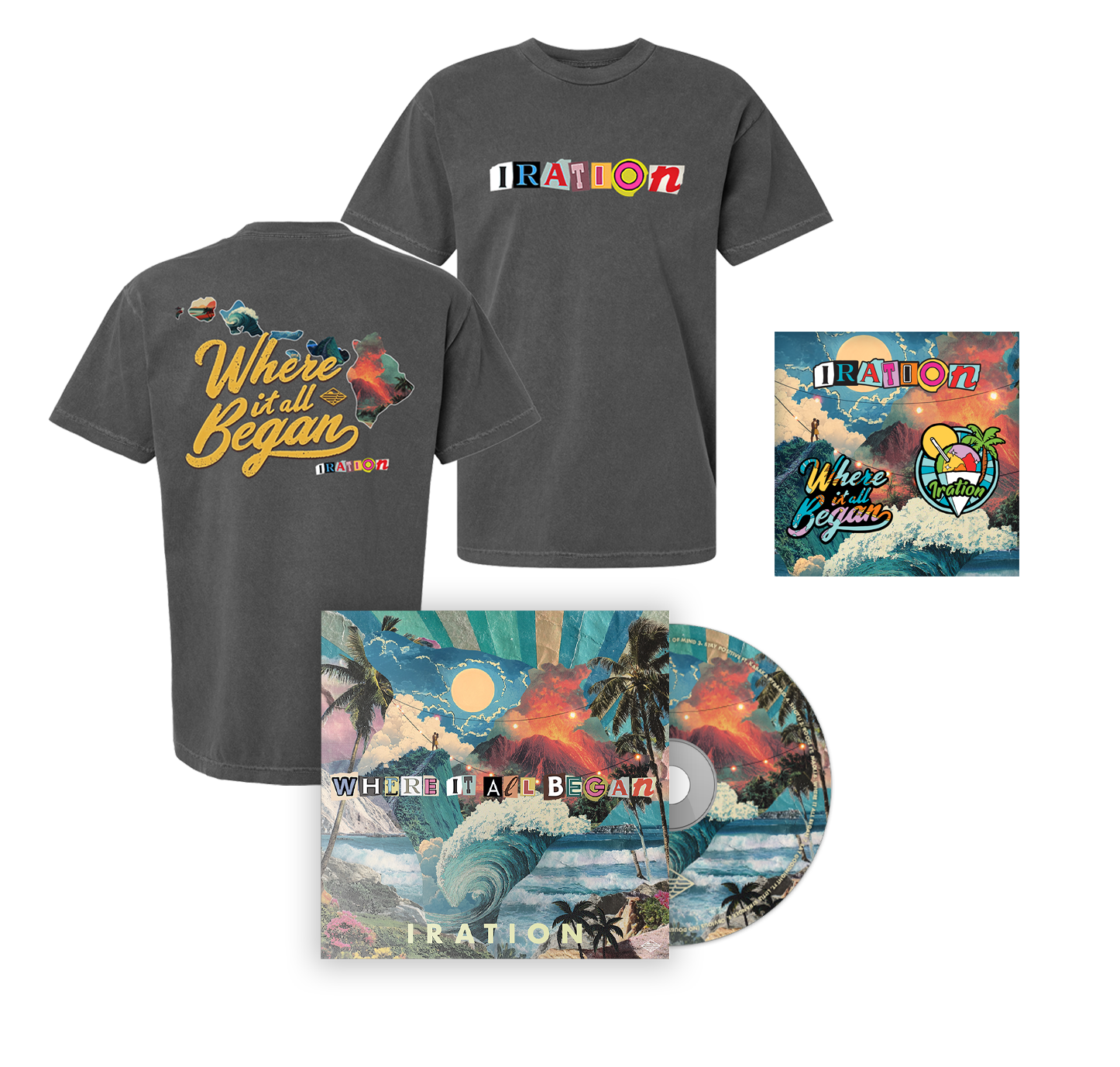 Where It All Began CD + Tee + Pin Pack Bundle (Pre-Order)
