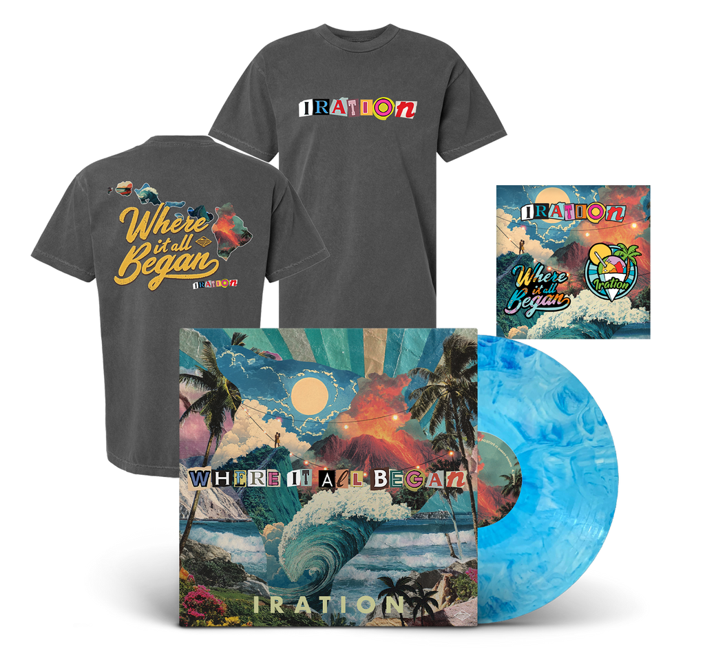 Where It All Began Vinyl [Hi-Melt Blue or Lava Orange] + Tee + Pin Pack Bundle (Pre-Order)