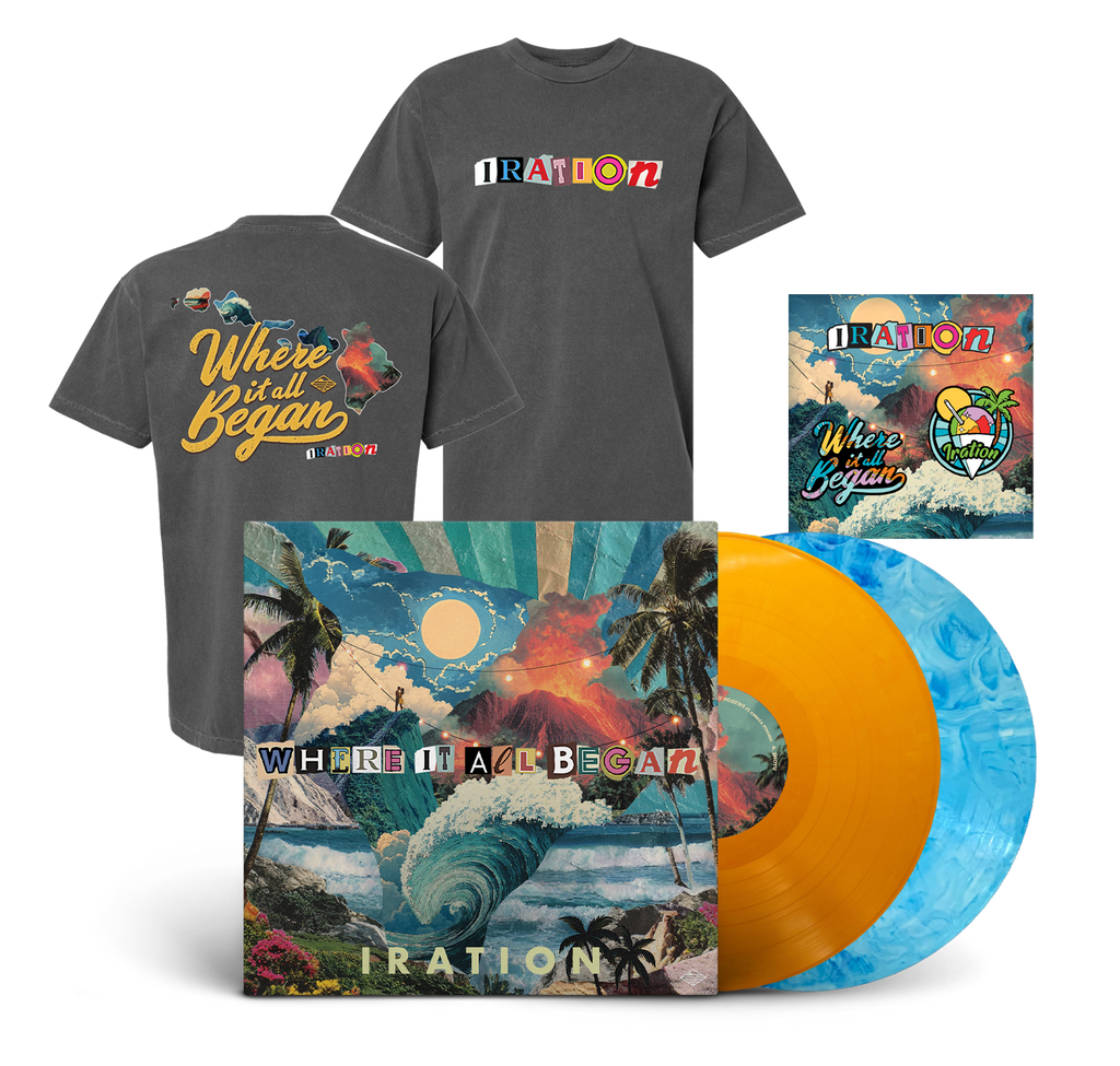 Where It All Began Vinyl [Hi-Melt Blue or Lava Orange] + Tee + Pin Pack Bundle (Pre-Order)
