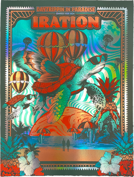 Daytrippin In Paradise Summer Tour Poster FOIL