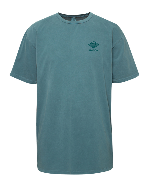 Embroidered Logo Tee - Lagoon