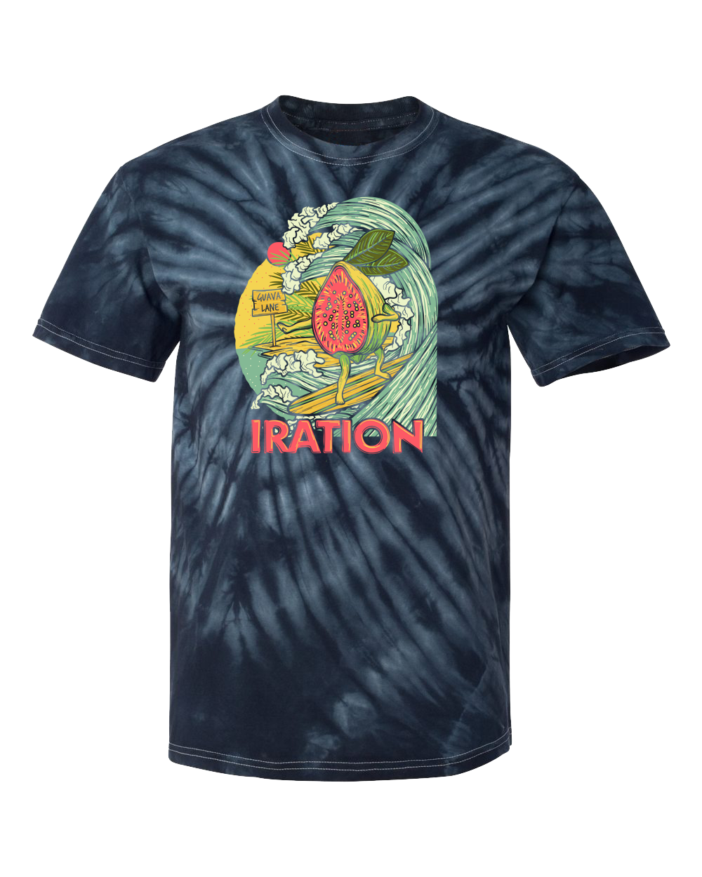 Guava Lane Tee (Dark Blue Tie Dye)