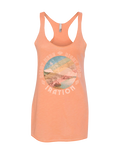 Women's Right Here Right Now Tank (Peach) [ONLY SMALL AVAILABLE]