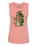 Women's Surfboard Tank (Heather Peach)