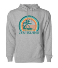 Zen Island Pullover Hoodie (Athletic Grey)