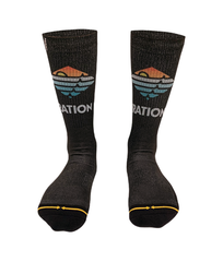 Iration x Merge Socks - Black