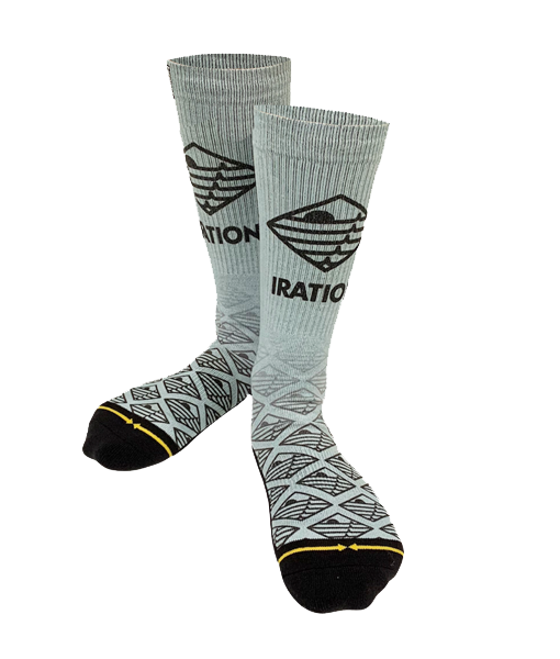 Iration x Merge Socks - Grey