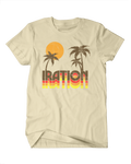 Retro Palm Tee (Cream)